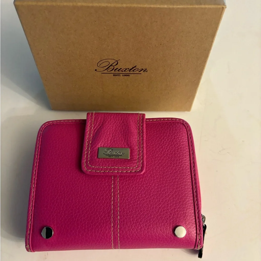 Pink Buxton Women's Wallet NWOT - Picture 7 of 9